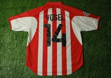 PSV # 14 VOGEL 2000/2002 MATCH WORN YES FOOTBALL SHIRT JERSEY HOME NIKE ORIGINAL picture