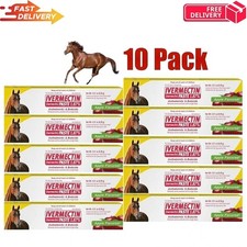 10 Pack Apple Flavor Horse Dewormer Paste Boxed Wormer Exp 01/2028 picture