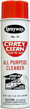 PLZ AEROSCIENCE Sprayway SW031 Crazy Clean Cleaner, 19 Oz, Gray picture