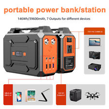 Portable Power Bank 100W 146Wh AC DC USB Camping Hiking External Battery Charger picture