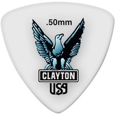Clayton Acetal Rounded Triangle Guitar Picks .50 mm 1 Dozen picture