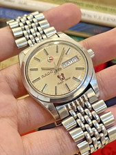 Vintage RADO Purple Horse Men's Automatic Watch Day-Date Rare BOR Bracelet picture
