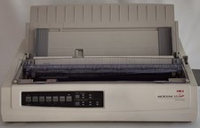 Oki 321 Turbo -2YR WARR- Printer-New USB Cable, Ribbon- picture