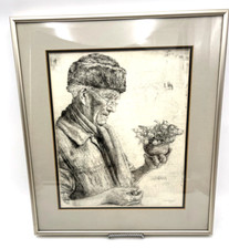 Vintage 1951 Paul Geissler Etching 