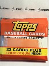2007 TOPPS BASEBALL HANGER PACK 22 CARDS PER PACK 1 PIECE OF GUM-Random Pack picture