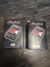 2 Radial Engineering J48 Active 48V Phantom Powered Direct Boxes picture