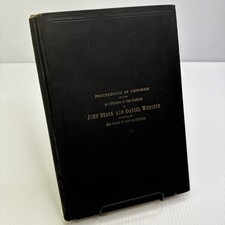 Congress Acceptance the Statues of John Stark & Daniel Webster 1895 Proceedings picture