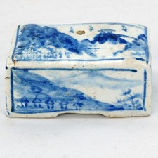 Antique Korean Water Dropper Blue and White Porcelain Joseon Dynasty 19th C picture
