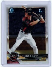 2018 Bowman Chrome Draft Jake McCarthy 1st Bowman DIamondbacks QTY picture