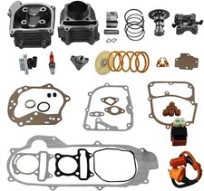 GY6 50mm Big Bore Kit 49CC 50CC 139QMB Cylinder Head CDI Coil Set picture