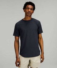 Lululemon Drysense navy short sleeve shirt medium athletic workout gorpcore picture