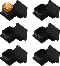 1 12 1.5 Inch Square Tube End Cap Plastic Plugs 12 Pack 1 12 Inch 1.5 Inch picture