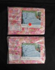 VTG Wamsutta Ultracale Petite Jardin Twin Fitted Sheet NOS Floral picture