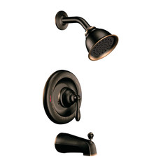 Moen 82494BRB Caldwell Eco-performance Tub & Shower Faucet-Mediterranean Bronze picture