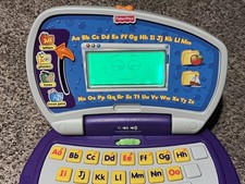 Fisher-Price FUN-2-LEARN Laptop 06 J6665 Educational Tested & Works Signs Of Use picture