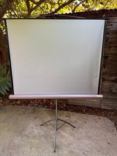 Vintage 1950s-1960's MCM Projecta Etalux Super 8mm Movie Projector Silver-Screen picture