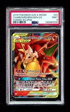 Pokemon Sun & Moon Charizard Braixen GX 2019 #22 PSA 9 Cosmic Eclipse picture