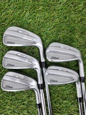 2021 TITLEIST T100 S IRON SET 6-PW STIFF TT AMT BLACK S300 VERYGOOD picture