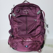 Osprey SIRRUS 24 Women's Daypack Hiking Backpack Purple AirSpeed NWT Raincover picture
