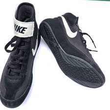 Nike SideSweep VII Wrestling Black Shoes 366683 004 Men's Size 6 1/2 picture