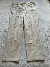 cj banks Women Slim Curvy Fit Straight Pants Beige Size 18W (39 x 32) picture