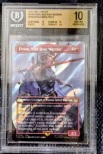 MTG - Firion, Wild Rose Warrior Borderless Surge Foil 531 -Final Fantasy- BGS 10 picture