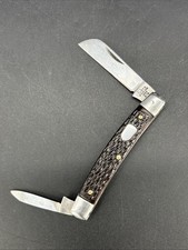 Vintage Sabre #676  2 Blade Pocket Knife  Japan  1960 - 1970 picture