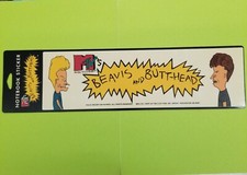 Vintage BEAVIS and BUTT-HEAD Notebook Sticker New old stock 1993 MTV  picture