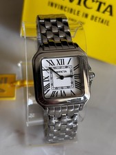 Invicta Women's Quartz Square Silver Tone Watch w/Box - 50610 picture