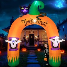 Dawdix 10FT Large Halloween Inflatable Archway Decoration, Halloween Blow Up L picture