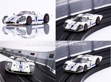 New AFX Ford GT 40 Mark lV #9 White Mega G+ Fits Auto World, HO Slot Car 22078 picture