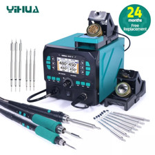 YIHUA 992D-II High-Precision Hot Air Gun C210/C245 Soldering Iron Station Kit picture