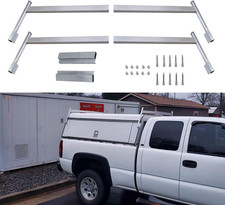 Universal Aluminum Truck Cap Ladder Rack Fits Most Aluminum Toppers picture
