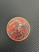 Fire Dragon Libertad 1 oz .999 Colorized Copper Round 320 Coins Limited Mintage picture