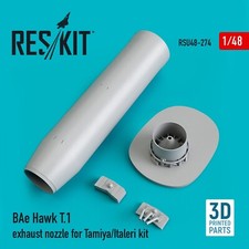ResKit RSU48-0274 1:48 BAe Hawk T.1 exhaust nozzle for Tamiya/Italeri kit 3D picture