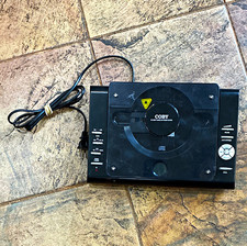 Coby CX-CD377 Micro CD Stereo System CD AM/FM Tuner AUX Input Black TESTED WORKS picture