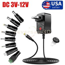 12W 3V-12V Universal AC Adapter Power Supply Wall Charger Cord for DC Charger picture