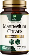 Magnesium Citrate 1000mg Capsules - Extra Strength Magnesium Supplement picture