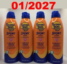 Banana Boat Sport Ultra Sunscreen Broad Spectrum SPF 50 🌞 LOT OF 4 CANS 🌞 picture