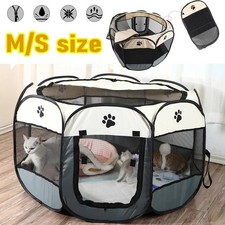 M/S Portable Pet Playpen Foldable Kennel Puppy Tent for Dogs Cats Rabbits Grey picture