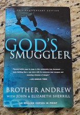 God's Smuggler by Brother Andrew *signed* 2001 HCDJ 35th Anniv Edition Hardcover picture