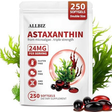 Astaxanthin 24mg | 250 Softgels | 250-Day Supply 250 Count (Pack of 1) picture