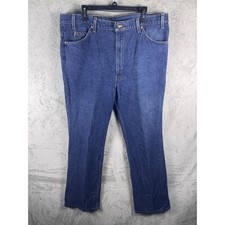 Vintage Levis 517 Jeans Mens 42x32 Bootcut Made In USA Orange Tab Medium Wash picture