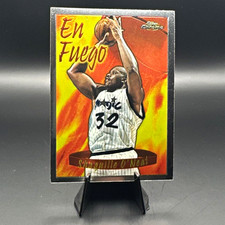 Topps 1996-97 Chrome Season's Best En Fuego Shaquille O'Neal Magic #3 picture