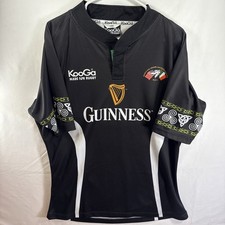 Mid 2000’s Guinness Kooga Shirt Men’s Lg Rugby Style Performance Jersey Black picture