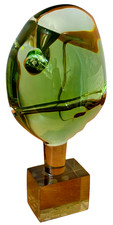 1978 Henry Guerriero California Studio Lucite Sculpture Rare Vtg Art Mcm Signed picture