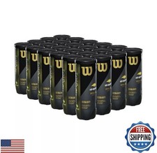 WILSON US Open Tennis Balls - Extra Duty, 24 Can Case (72 Balls) picture