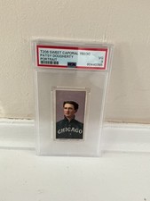 T206  1909-1911  Patsy Dougherty Portrait  sweet caporal PSA 3 Chicago picture