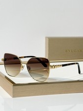 BVLGARI BV 42355U Square Sunglasses Gold Frame Brown Gradient Lenses 60-15-148 picture