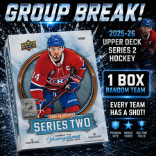 2025/26 Upper Deck Series 2 Hockey (1) Hobby Box Random GB - 32 SP #004 picture